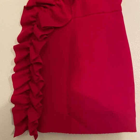 MSGM Ruffle Crepe Dress - Size 38 - Picture 3 of 10